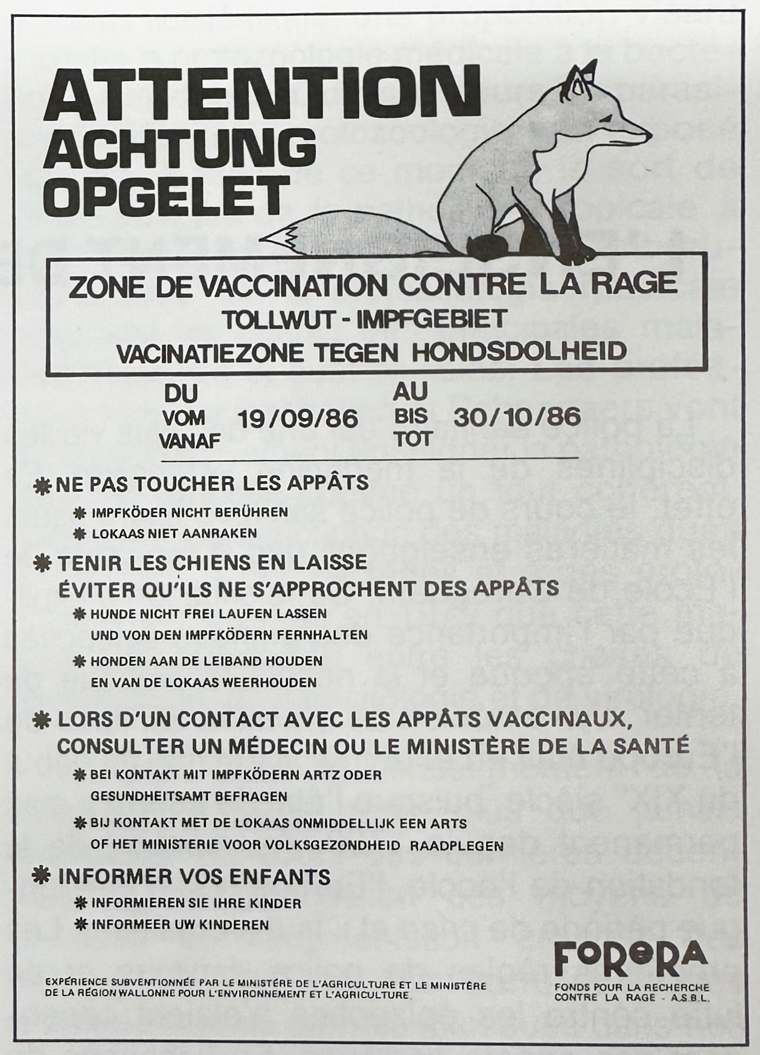 Zone vaccination rage